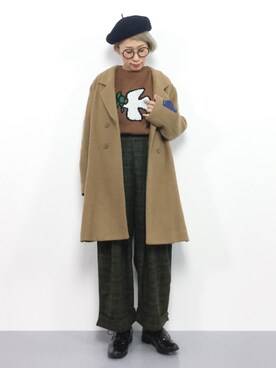 ひいこさん（レディース・154cm）の秋コーディネート