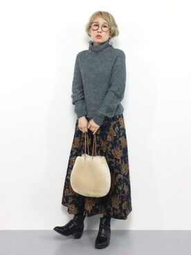 ひいこさん（レディース・154cm）の秋コーディネート