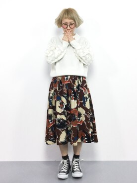 ひいこさん（レディース・154cm）の秋コーディネート