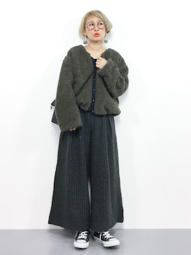 「rps（アールピーエス）のアイテム（ブルゾン）」を使った、ひいこさん（レディース・154cm）の秋コーディネート
