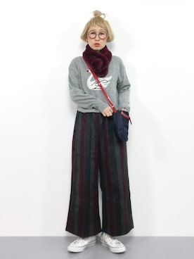 ひいこさん（レディース・154cm）の秋コーディネート