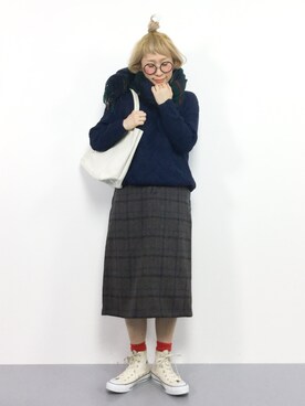 ひいこさん（レディース・154cm）の秋コーディネート