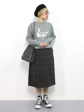 ひいこさん（レディース・154cm）の秋コーディネート