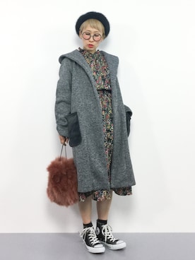 ひいこさん（レディース・154cm）の秋コーディネート