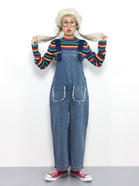 ひいこさん（レディース・154cm）の秋コーディネート