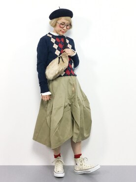 ひいこさん（レディース・154cm）の秋コーディネート