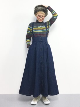 ひいこさん（レディース・154cm）の秋コーディネート