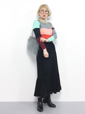 ひいこさん（レディース・154cm）の秋コーディネート