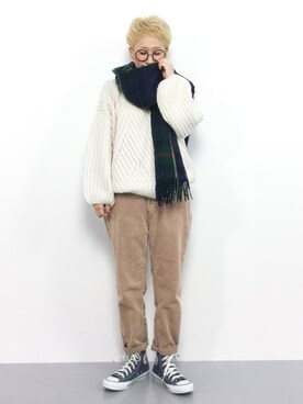 ひいこさん（レディース・154cm）の秋コーディネート