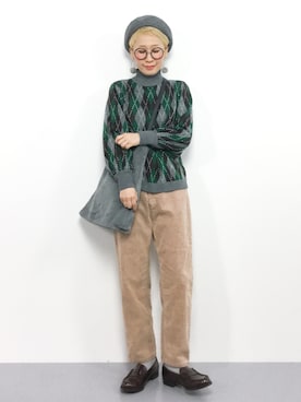 ひいこさん（レディース・154cm）の秋コーディネート