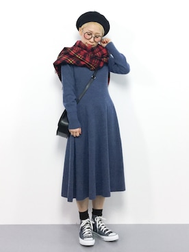 ひいこさん（レディース・154cm）の冬コーディネート