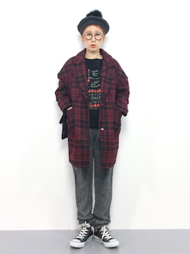 ひいこさん（レディース・154cm）の秋コーディネート