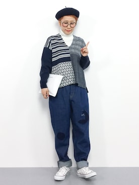 ひいこさん(レディース・154cm)の冬コーディネート