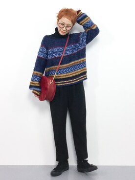 ひいこさん(レディース・154cm)の冬コーディネート