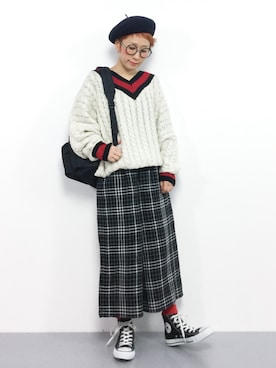 ひいこさん（レディース・154cm）の冬コーディネート