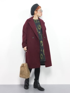 ひいこさん（レディース・154cm）の冬コーディネート