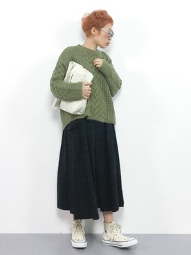 ひいこさん（レディース・154cm）の冬コーディネート