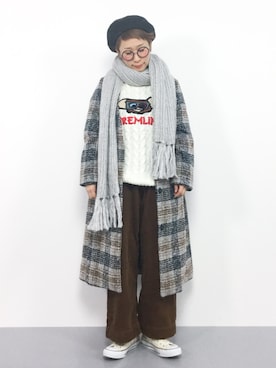 ひいこさん（レディース・154cm）の冬コーディネート