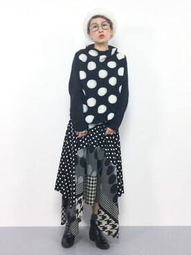 ひいこさん（レディース・154cm）の冬コーディネート