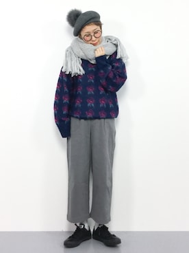 ひいこさん（レディース・154cm）の冬コーディネート