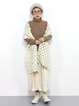 ひいこさん（レディース・154cm）の冬コーディネート