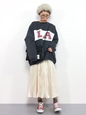 ひいこさん（レディース・154cm）の冬コーディネート