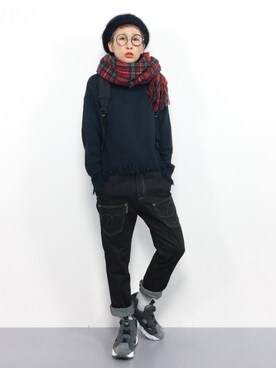 ひいこさん(レディース・154cm)の冬コーディネート