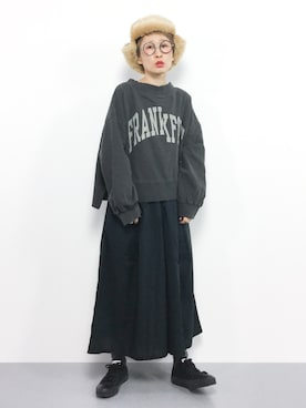 ひいこさん（レディース・154cm）の冬コーディネート