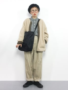 ひいこさん（レディース・154cm）の冬コーディネート