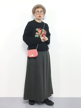 ひいこさん（レディース・154cm）の冬コーディネート