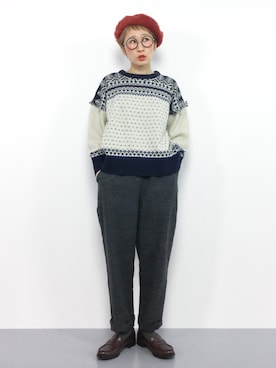 ひいこさん（レディース・154cm）の冬コーディネート