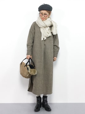 ひいこさん（レディース・154cm）の冬コーディネート