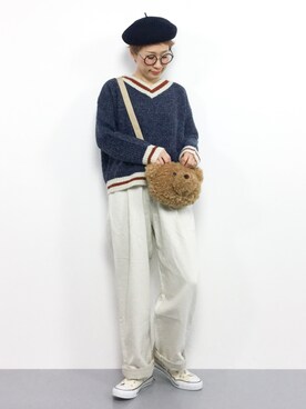 ひいこさん（レディース・154cm）の冬コーディネート