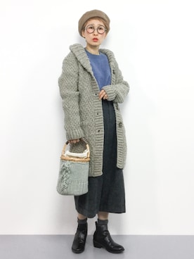 ひいこさん(レディース・154cm)の冬コーディネート