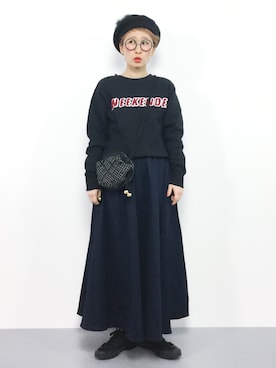 ひいこさん（レディース・154cm）の冬コーディネート