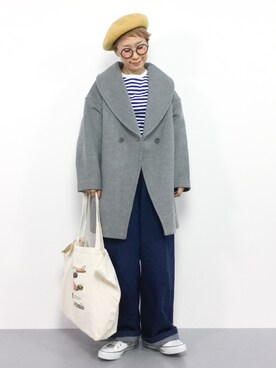 ひいこさん（レディース・154cm）の冬コーディネート