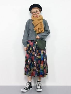 ひいこさん(レディース・154cm)の冬コーディネート