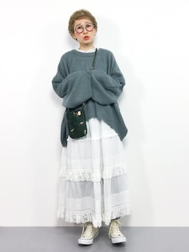 ひいこさん（レディース・154cm）の冬コーディネート