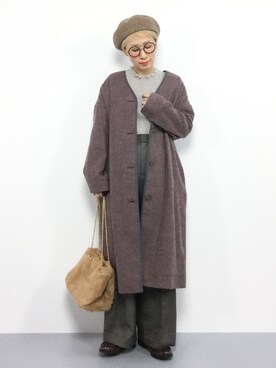 ひいこさん（レディース・154cm）の冬コーディネート