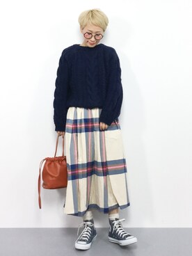 ひいこさん（レディース・154cm）の冬コーディネート