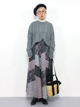 ひいこさん(レディース・154cm)の冬コーディネート