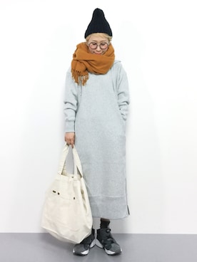 ひいこさん（レディース・154cm）の冬コーディネート