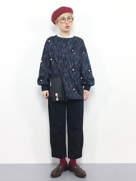 ひいこさん（レディース・154cm）の冬コーディネート