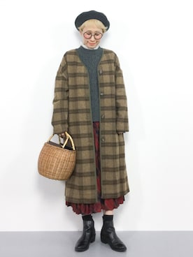 ひいこさん（レディース・154cm）の冬コーディネート