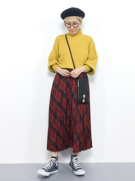 ひいこさん（レディース・154cm）の冬コーディネート