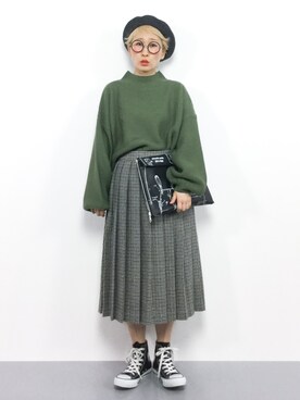 ひいこさん（レディース・154cm）の冬コーディネート