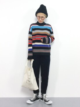 ひいこさん（レディース・154cm）の冬コーディネート