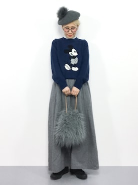 ひいこさん（レディース・154cm）の冬コーディネート