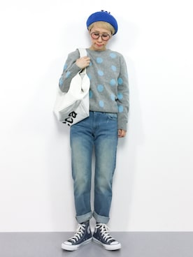 ひいこさん（レディース・154cm）の冬コーディネート