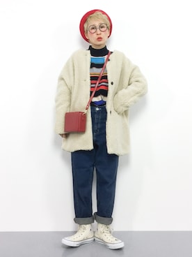 ひいこさん（レディース・154cm）の冬コーディネート